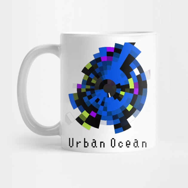 Mosaic Twist (Blue) by urbanoceandesigns